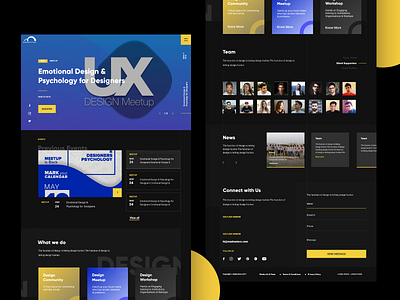 Landing Page - Madrasters community design landing page madrasters minimal ui ux website