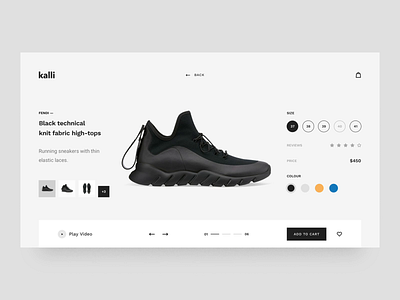 Kalli - Responsive HTML Templates II after effects animation concepts design motion motion design online store shoes ui ui8 ux