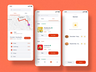 Coody Food iOS UI Kit III after effects animation illustration mobile motion motion design ui ui8 ux