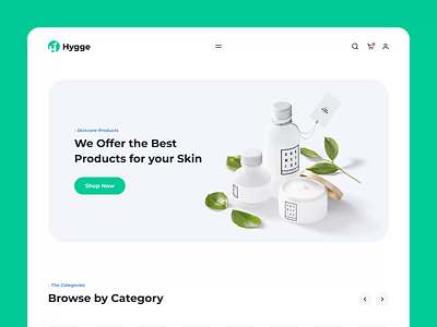 Hygge - eCommerce I after effects animation cosmetics design motion motion design motiongraphics parfume skincare store design template design templates typography ui ui8 ux