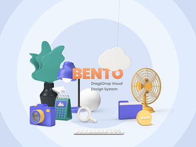 Bento - Playful Hands 🙌 3d after effects animation customization design elements hands kit motion sound system ui ux ui8
