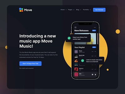 Move - Multipurpose HTML Template I after effects animation design motion motion design ui ui8 ux