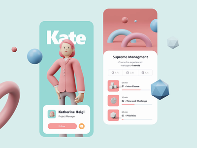 3D Character & Elements Pack after effects animation blender blendercycles character character animation characterdesign motion motion design ui ui8 ux