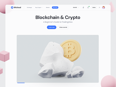 BitCloud - Crypto Exchange UI Kit II animation motion-design ui8 design ui bitcoin crypto