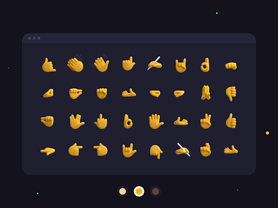 Gestures: 3D Emoji Pack 3d animation emoji gestures hand like thumbsup