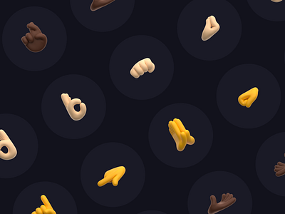 Gestures: 3D Emoji Pack thumbsup like hand 3d emoji animation gestures