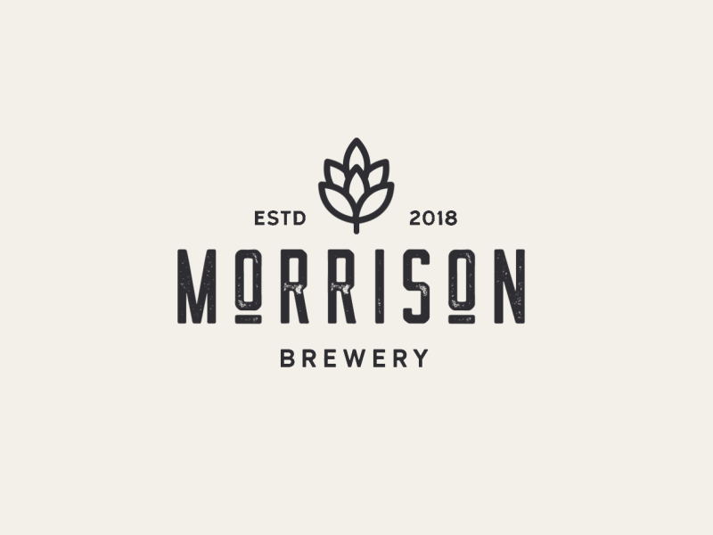 Morrison Brewery after effects animation brewery logo font design illustration logo motion motion design motiongraphics typography ui8