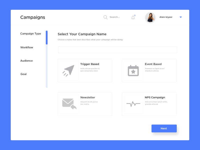 Campaigns after effects animation campaign campaigns motion motion design ui ui8 uikits