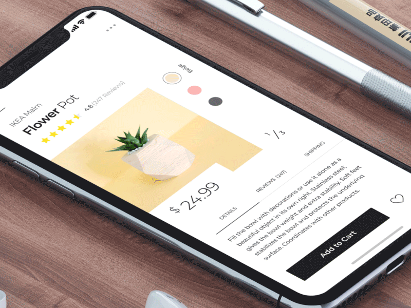 Change Of Products ux design iphone mobile motiongraphics ui ui8 after-effects motion-design animation motion