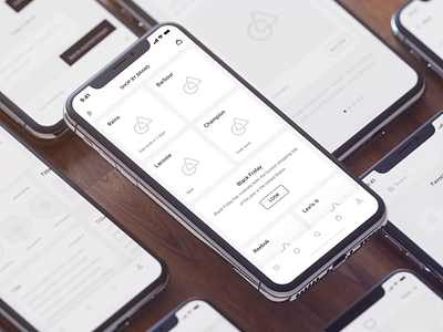 Wireframe System III 3d after effects animation design iphone mockups motion motion design ui ui8 ux