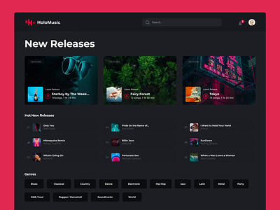 New Releases after effects animation design design system motion motion design motiongraphics music app ui ui8 urban ux