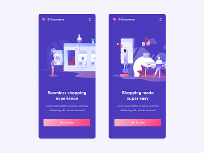 Ecommerce Animations after effects animation design illustration iphone motion motion design motiongraphics ui8 vector