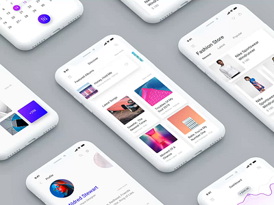 UI Kits Templates after effects animation design iphone mobile motion motion design motiongraphics ui ui8 ux vector