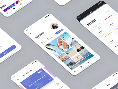 UI Kits Templates II after effects animation design iphone mobile motion motion design ui ui8 ux