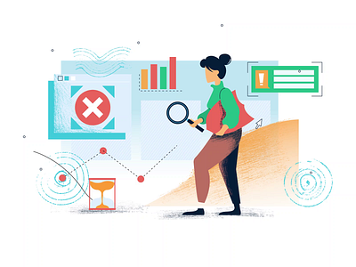 Search for Errors after effects animation design illustration motion motion design motiongraphics ui8 vector