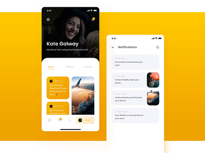 Chummy iOS UI Kit II after effects animation design iphone motion motion design motiongraphics ui ui8 ux