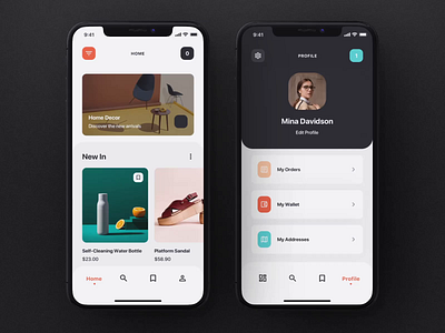 Storefront iOS UI Kit II after effects animation design mobile motion motion design motiongraphics ui ui8 ux