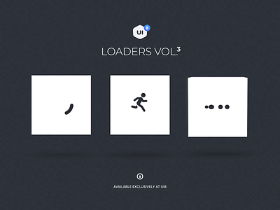 Loaders Vol3. Cubes after effects animation design motion motion design ui ui8 ux