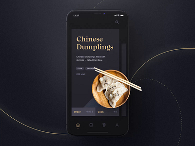 Sheek Food iOS UI Kit III after effects animation cook design food food app motion motion design motiongraphics ui ui8 ux