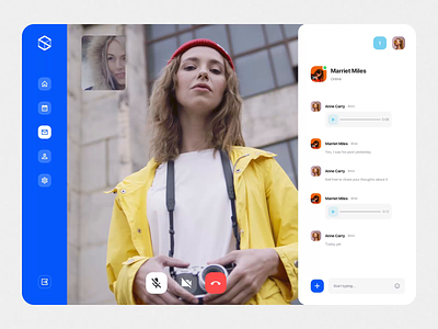 Social Dashboards UI Kit V after-effects animation chat app design motion motion-design social app ui ui8 ux videochat