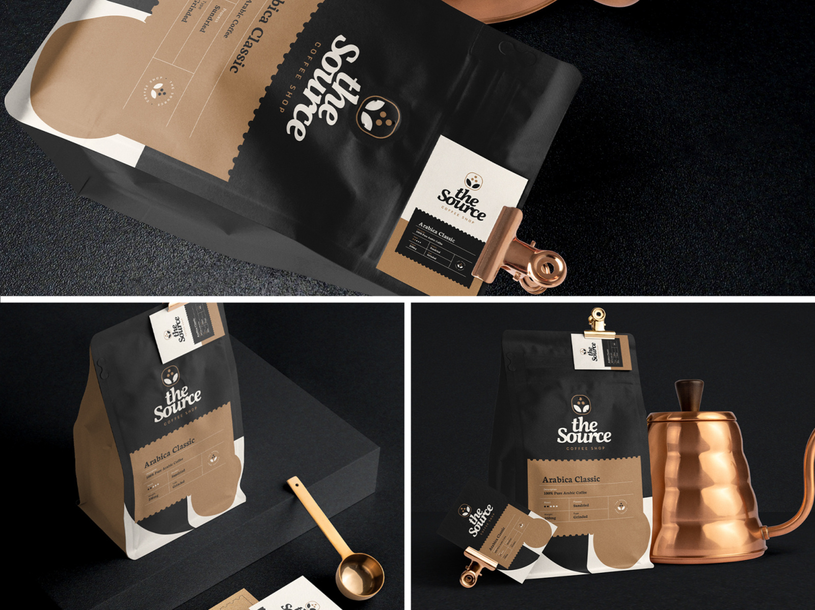 Download Coffee Branding Mockup by Mockup Cloud on Dribbble