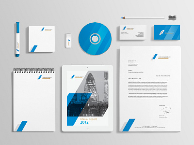 Photorealistic Stationery Mock-up brand corporate documents mock up professional stationery template
