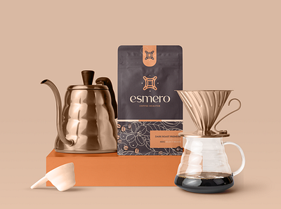 Esmero Coffee Roaster - Identity & Packaging brand branding branding mockup brochure business card download free freebie identity letterhead logo mockup mockupcloud portfolio presentation psd showcase stationery template typography