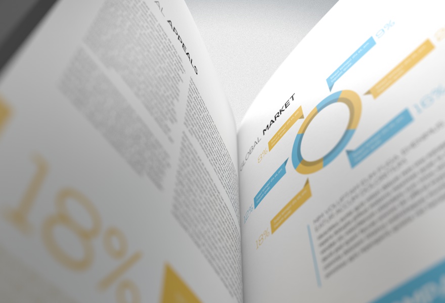 Download Annual Report Brochure by Mockup Cloud on Dribbble