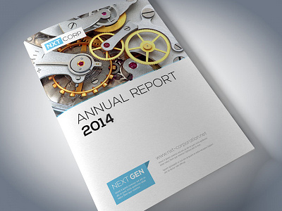 Annual Report Brochure a4 annual report blue booklet brochure business clean conceptual corporate customize designer pdf file