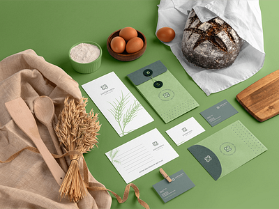 Pachamama - Alimento da Vida Brand Identity baguette bakehouse bakery brand branding bread bread shop bread store business card identity loaf logo mockup mockupcloud packaging pastry presentation psd stationery template