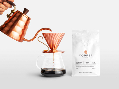 Copper / Coffee Shop Brand Identity blend brand branding brew business card coffee coffee house download free freebie identity letterhead logo mockup mockupcloud packaging presentation psd stationery template