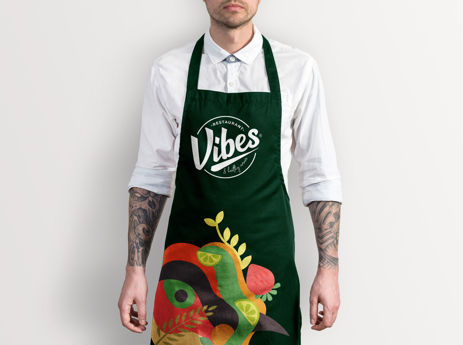 Download Vibes Restaurant Brand Identity by Mockup Cloud on Dribbble
