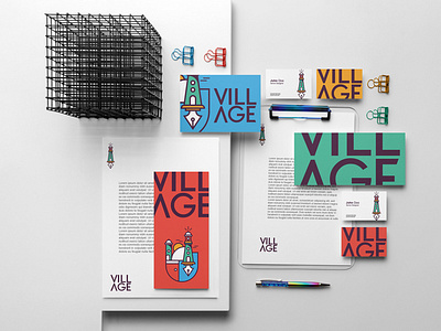 Download Village Branding By Mockup Cloud On Dribbble