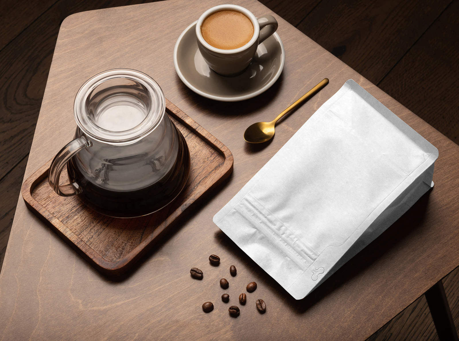 Download 04 roast coffee branding mockup by Mockup Cloud on Dribbble