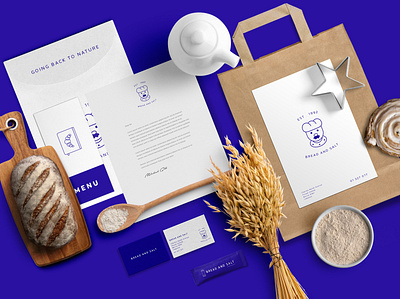 Bread and Salt Branding & Packaging Design bakery brand branding bread card download food identity kitchen mockup mockupcloud packaging pastry presentation psd stationery template typography