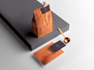 Download Copper Coffee Shop Branding By Mockup Cloud On Dribbble