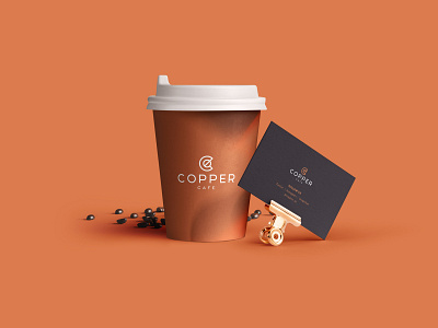 Download Copper Coffee Shop Branding By Mockup Cloud On Dribbble