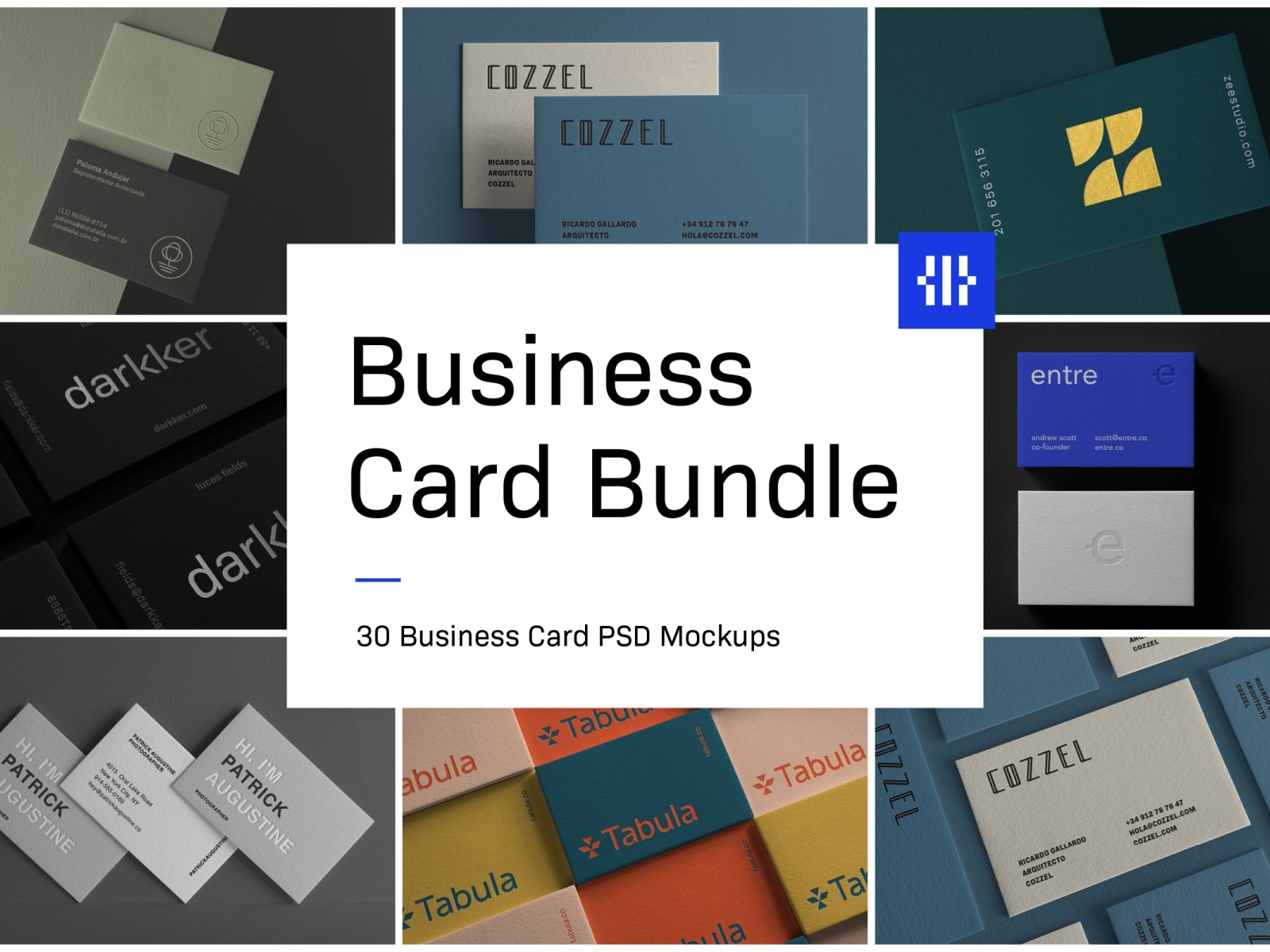 Business Card Mockup Bundle By Mockup Cloud On Dribbble