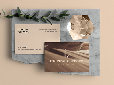 Marina Carraro Brand Identity brand branding branding mockup brochure business card download free freebie identity letterhead logo mockup mockupcloud portfolio presentation psd showcase stationery template typography