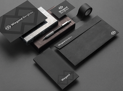 Wiegand Bergbau. Branding brand branding brochure design identity illustration logo mockup psd showcase template