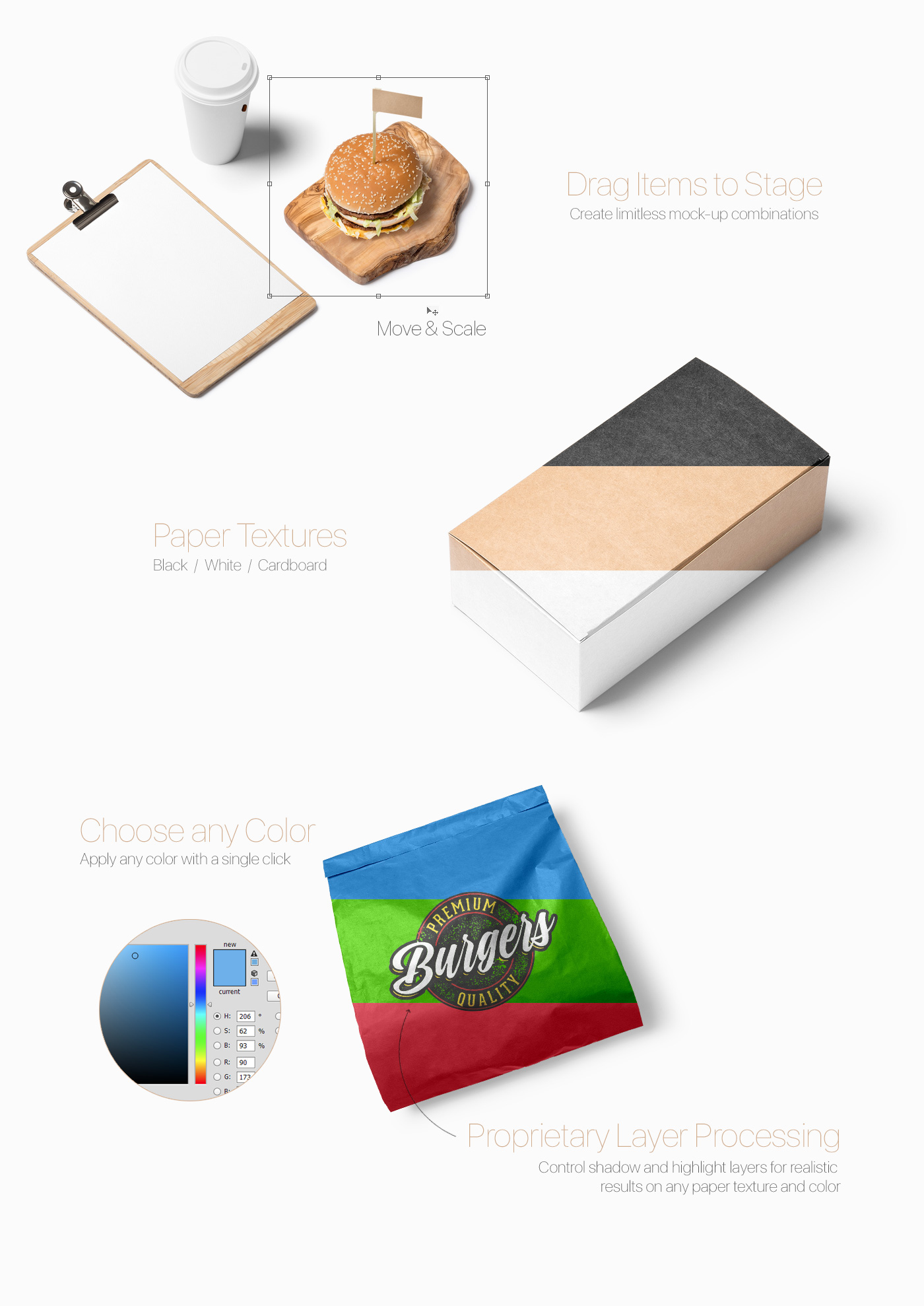 Download Burger Store Mockup Creator by Mockup Cloud on Dribbble