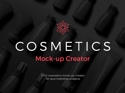 Cosmetics Mock-Up Creator brand branding cosmetic cosmetics creator generator identity mock up mock up mockup packaging template