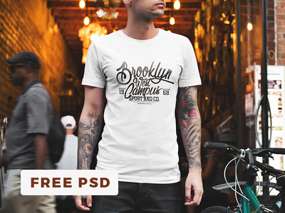 Free T-Shirt Mockup / Urban Edition by Mockup Cloud - Dribbble