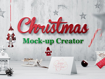 Download Mockup Cloud Projects Xmas Mockups Dribbble