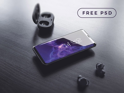 Galaxy S9 Plus Free Mockup