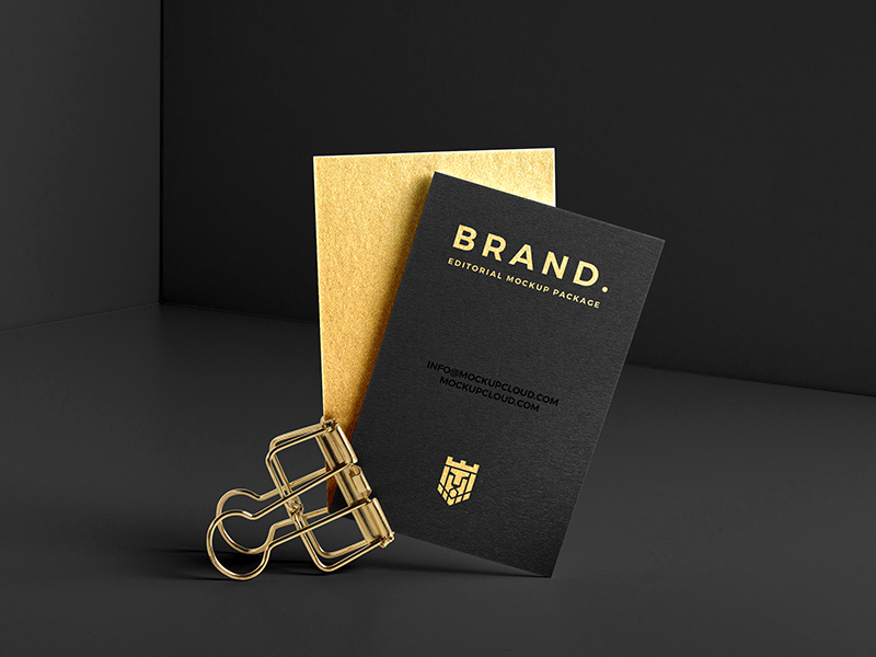 Download Business Cards Mockup by Mockup Cloud on Dribbble