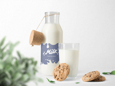 Packaging Mockup Collection bottle brand branding download identity logo milk mockup package packaging psd template