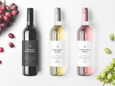 Wine Mock Up Designs Themes Templates And Downloadable Graphic Elements On Dribbble