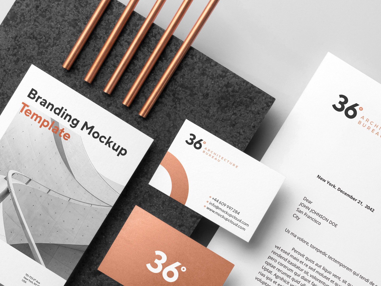 Download Copperstone Branding Mockup Vol 1 By Mockup Cloud On Dribbble PSD Mockup Templates