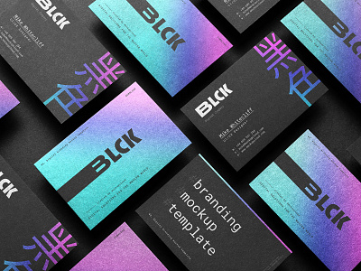 Blck Branding Mockup black brand branding branding mockup business card design download foil identity logo mock up mock up mockup mockupcloud presentation psd showcase stationery template typography